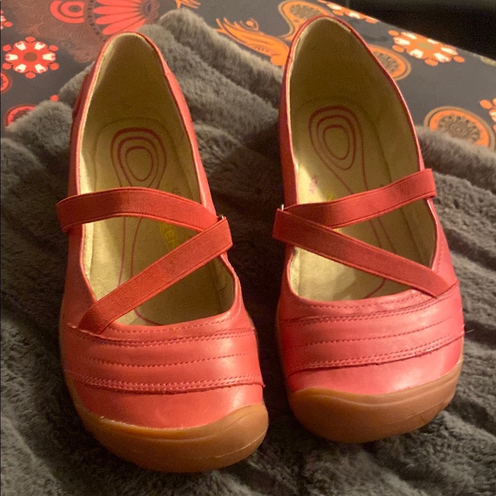 Women's Red Mary Jane Shoes